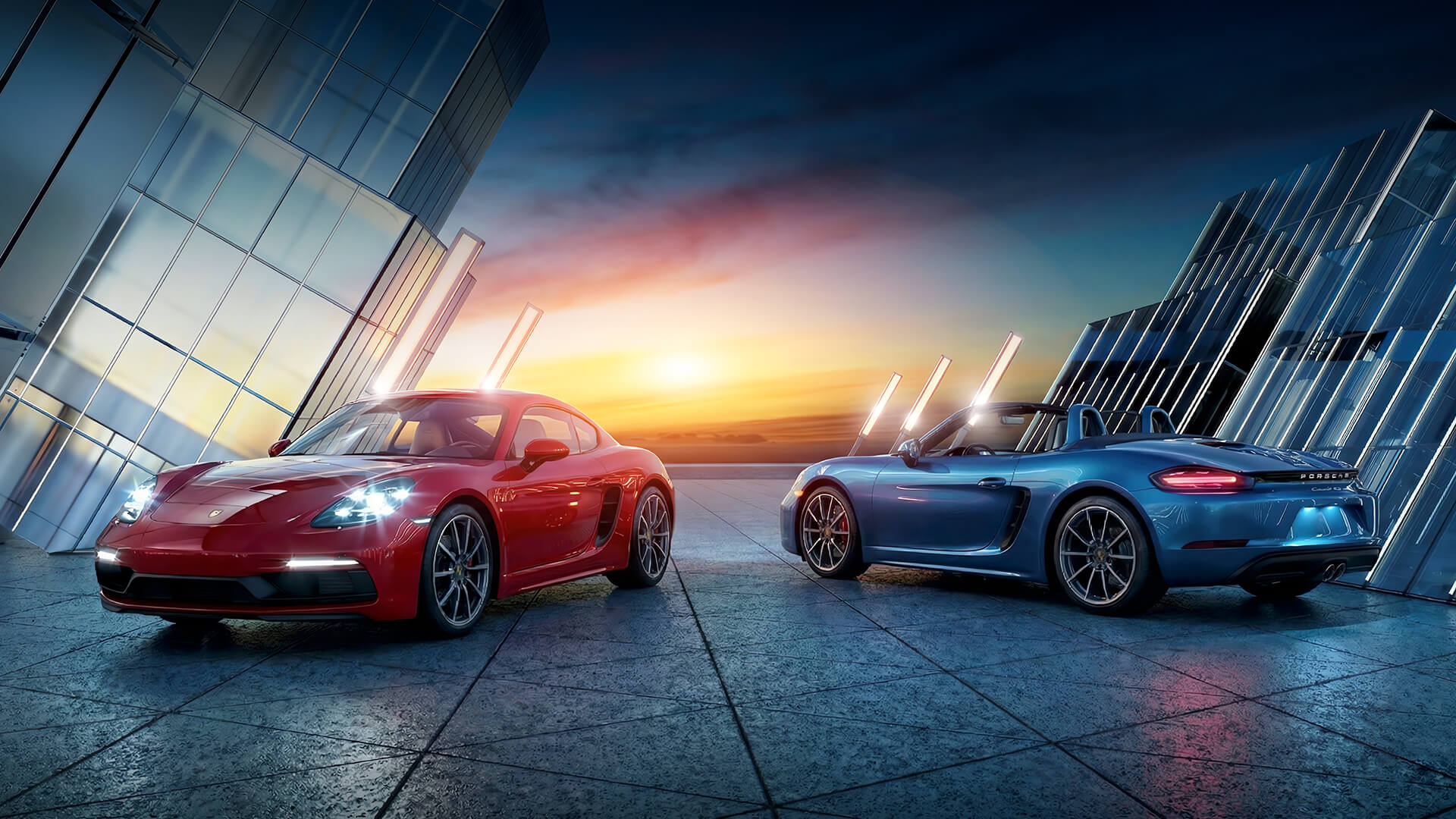 Последние Porsche 718 Boxster и Cayman S с ДВС в наличии в Порше центр Ленинский!